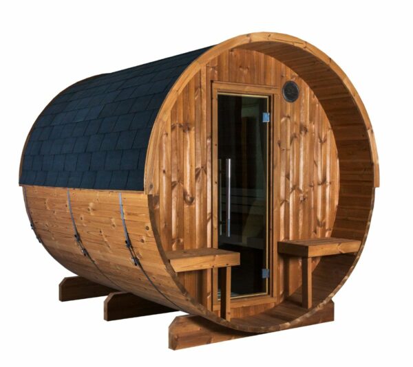 Fassauna in Thermokiefern inkl. Holzofen